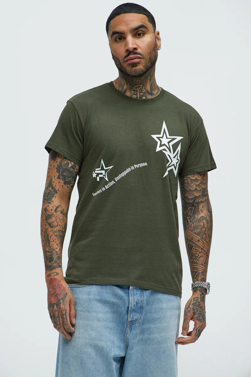 Galactic Glow T-shirt - KhadchoQualityStore