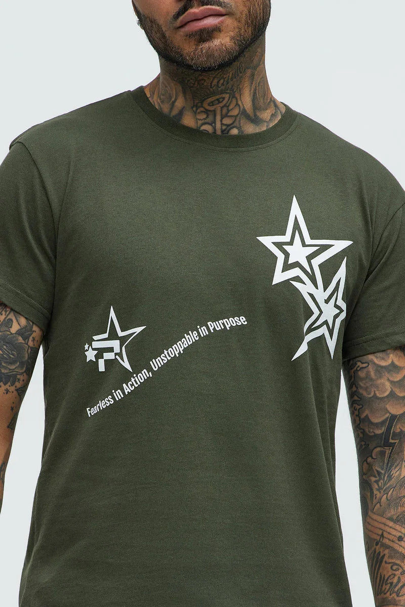 Galactic Glow T-shirt - KhadchoQualityStore
